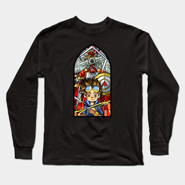 Digistained Glass Takato Long Sleeve T-Shirt by NightGlimmer
